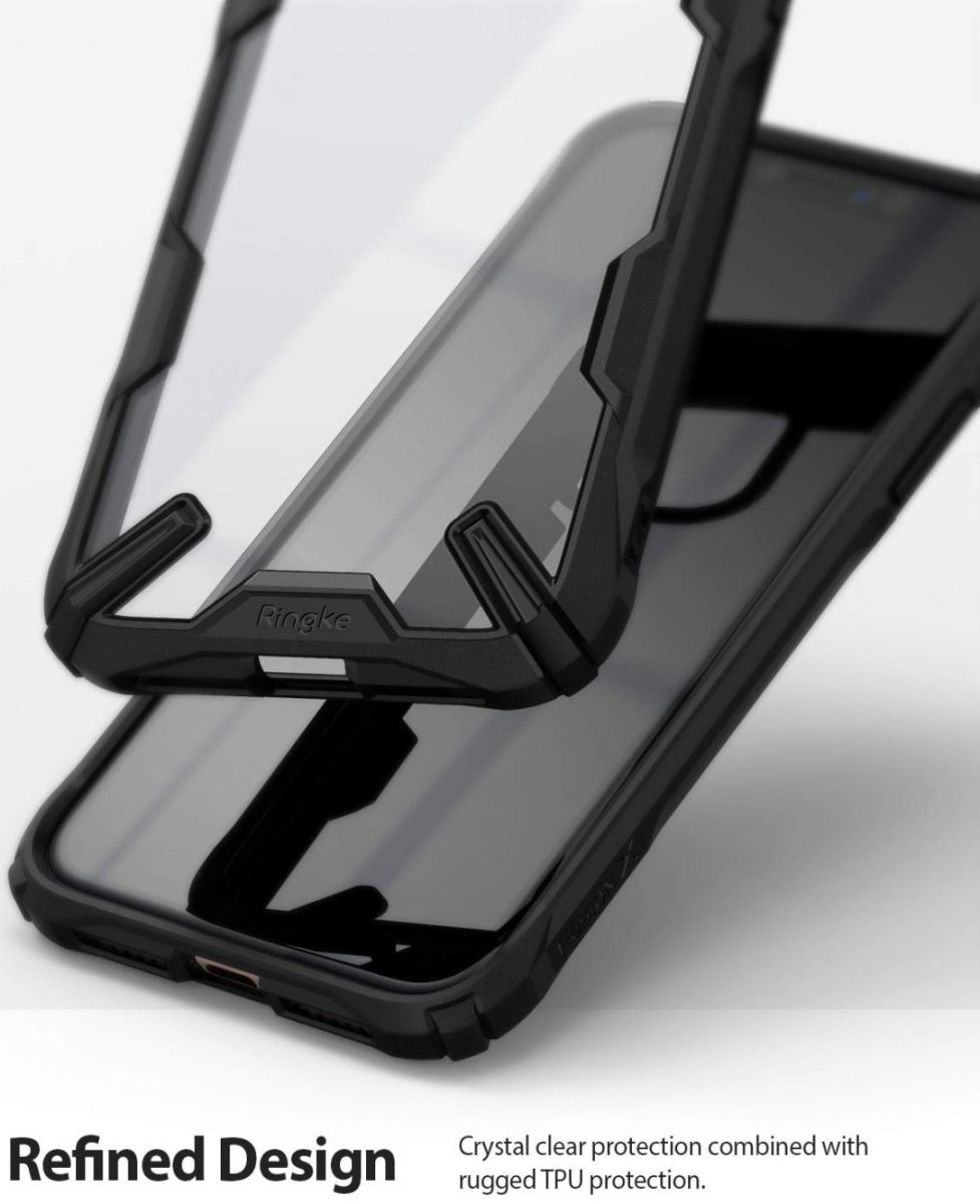 Ringke Fusion X Apple iPhone 11 Hoesje Transparant / Zwart afbeelding 3