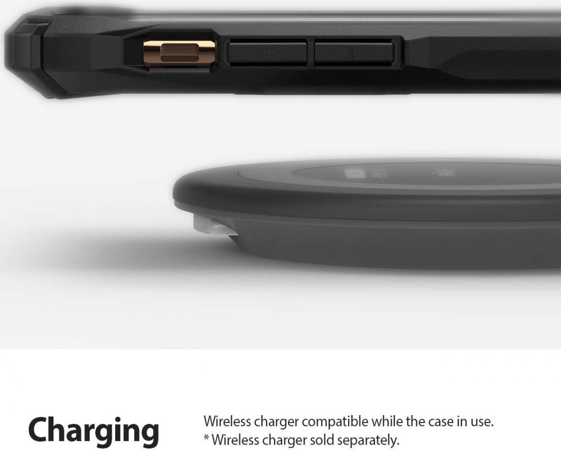 Ringke Fusion X Apple iPhone 11 Pro Max Hoesje Transparant / Zwart afbeelding 7