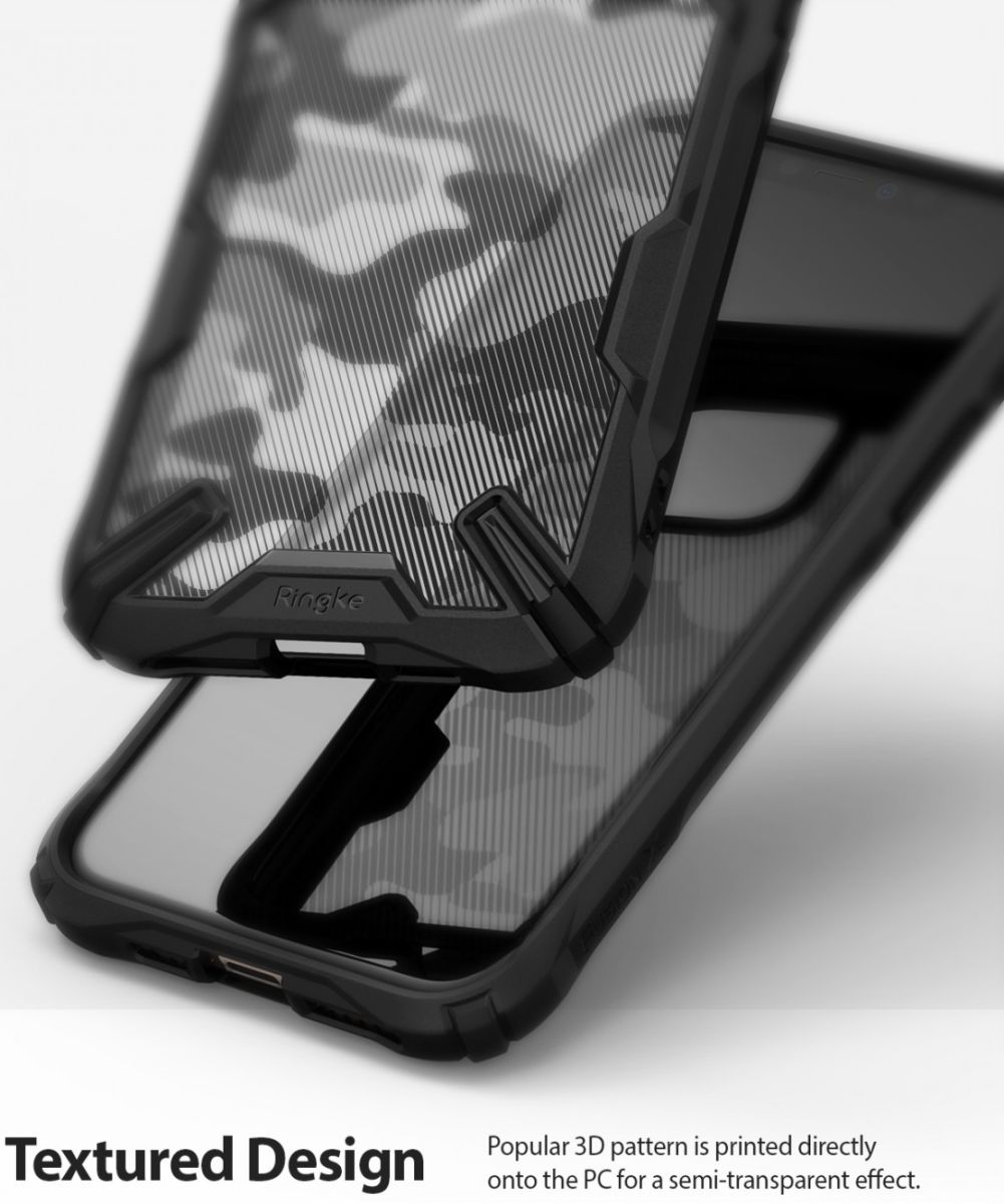 Ringke Fusion X Apple iPhone 11 Pro Max Hoesje Camo Black afbeelding 3