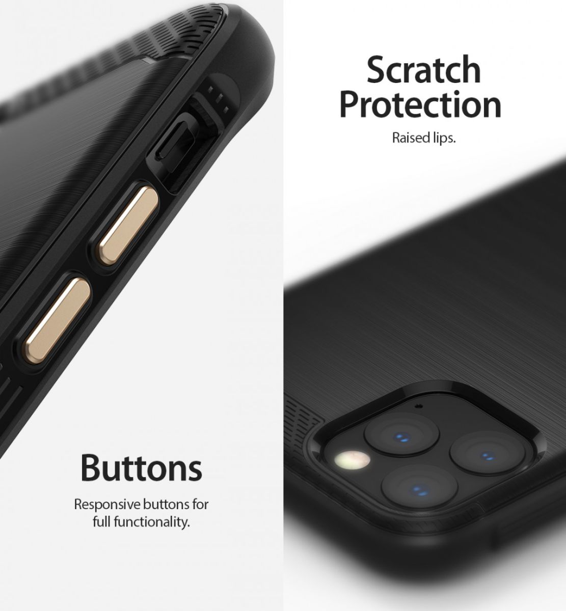 Ringke Onyx Apple iPhone 11 Pro Max Hoesje Zwart afbeelding 7