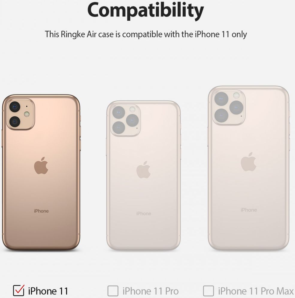 Ringke Air Apple iPhone 11 Hoesje Transparant afbeelding 6