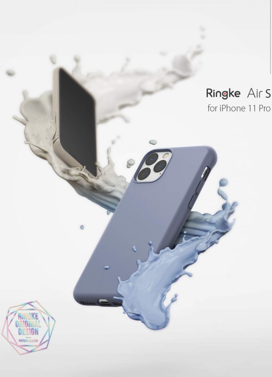 Ringke Air S Apple iPhone 11 Pro Hoesje Lavender Gray afbeelding 2
