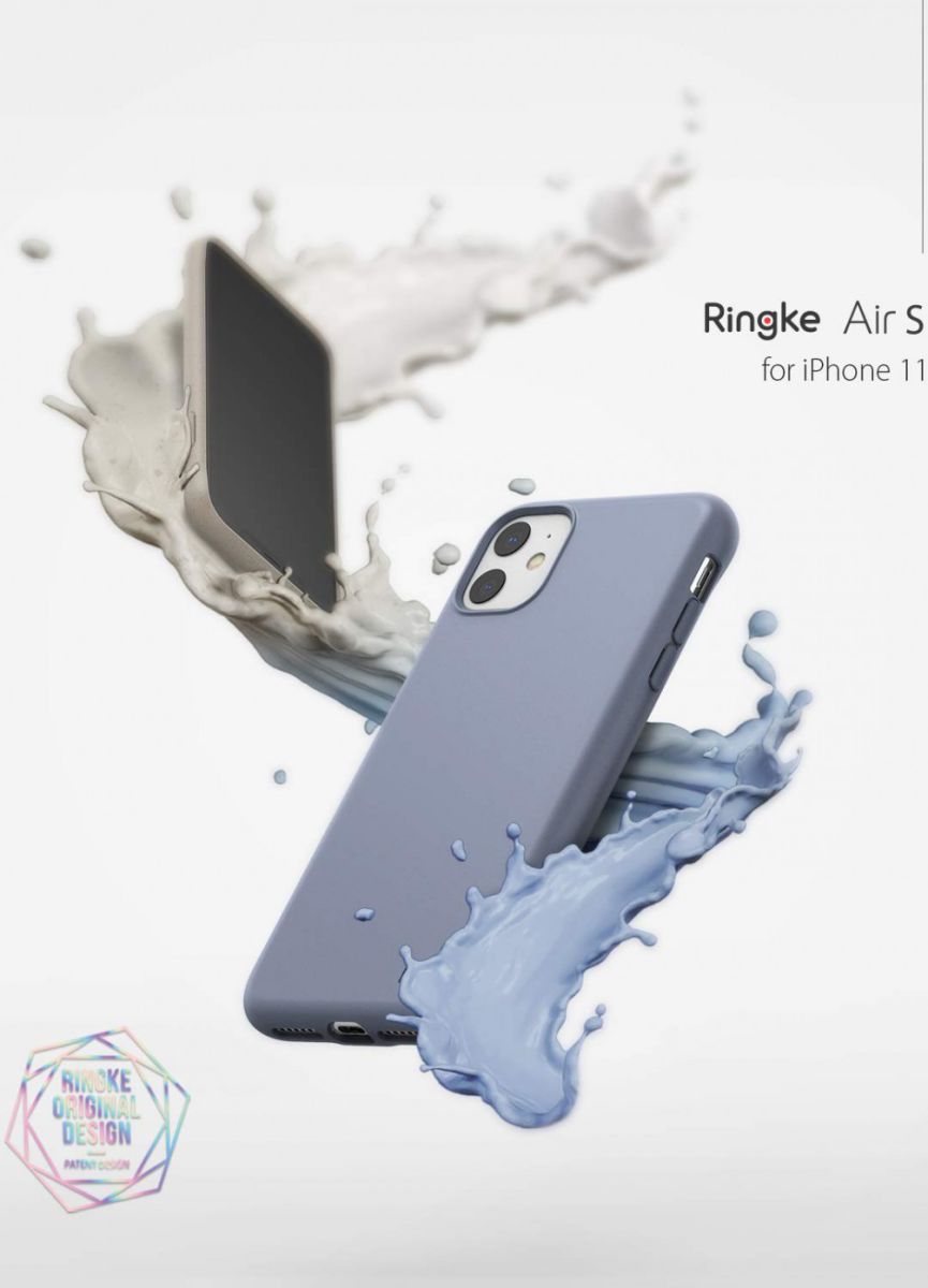 Ringke Air S Apple iPhone 11 Hoesje Lavender Gray afbeelding 2