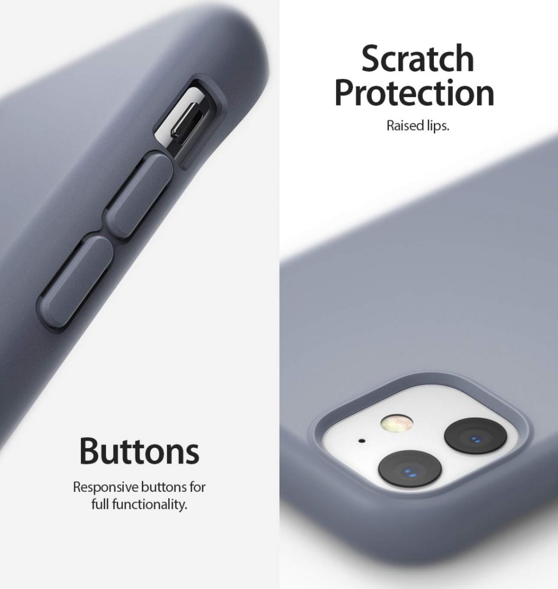 Ringke Air S Apple iPhone 11 Hoesje Lavender Gray afbeelding 6