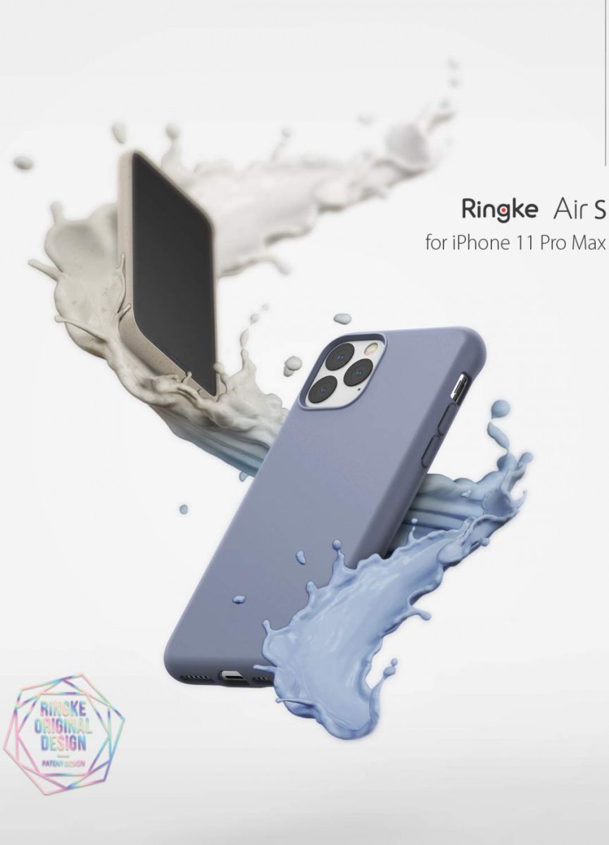 Ringke Air S Apple iPhone 11 Pro Max Hoesje Lavender Gray afbeelding 2