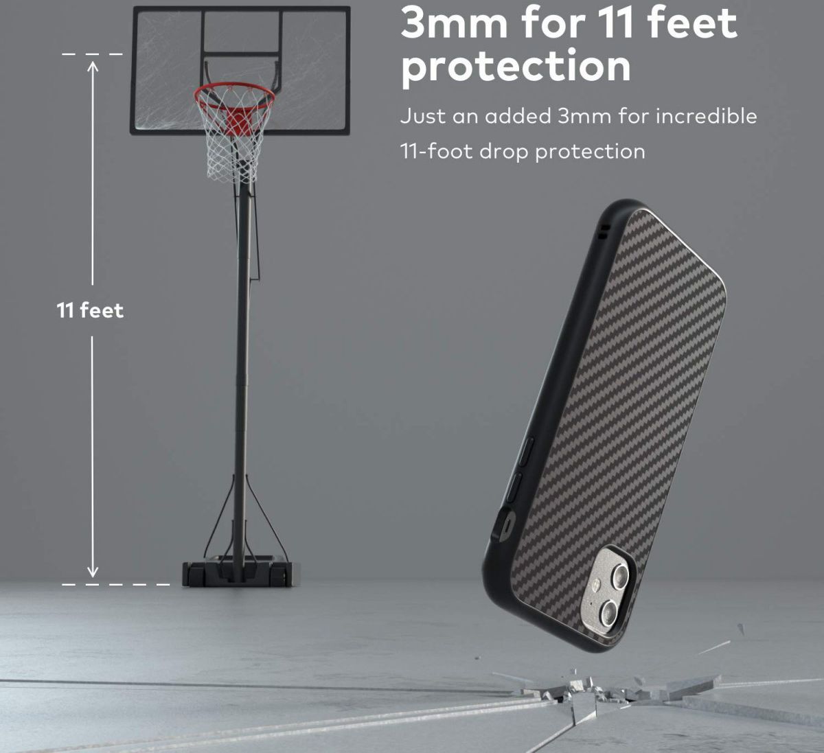 RhinoShield SolidSuit Apple iPhone 11 Hoesje Classic Carbon afbeelding 7