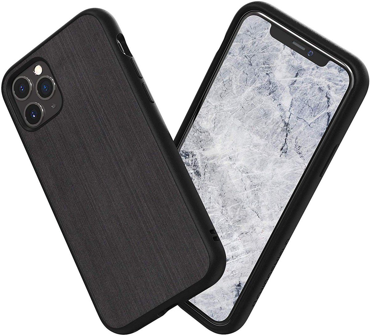 RhinoShield SolidSuit Apple iPhone 11 Pro Max Hoesje Brushed Steel afbeelding 1