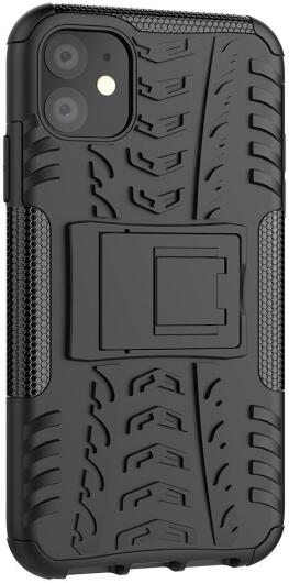 Apple iPhone 11 Hoesje Robuust Hybride Zwart afbeelding 5