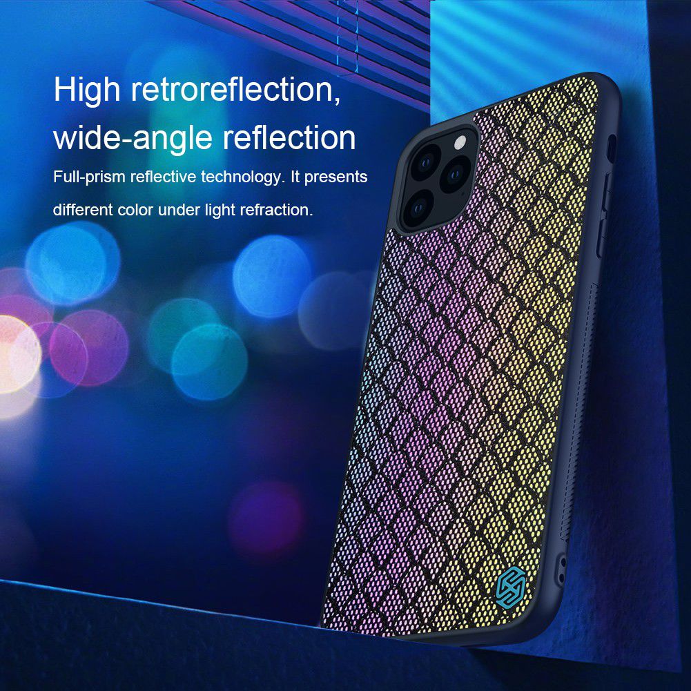 Nillkin Dazzling Hybride Apple iPhone 11 Pro Max Hoesje Paars/Goud afbeelding 10