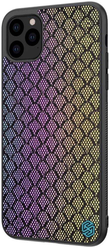Nillkin Dazzling Hybride Apple iPhone 11 Pro Max Hoesje Paars/Goud afbeelding 3