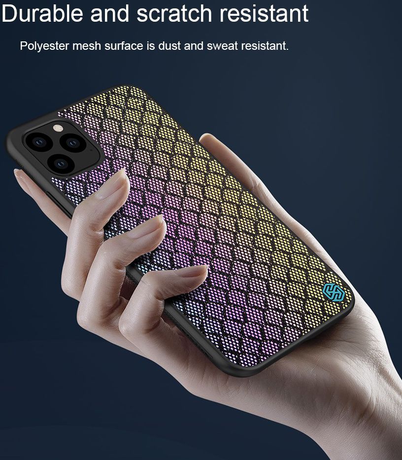 Nillkin Dazzling Hybride Apple iPhone 11 Pro Max Hoesje Paars/Goud afbeelding 9