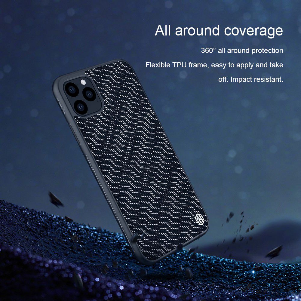 Nillkin Dazzling Hybride Apple iPhone 11 Pro Max Hoesje Zilver/Zwart afbeelding 7