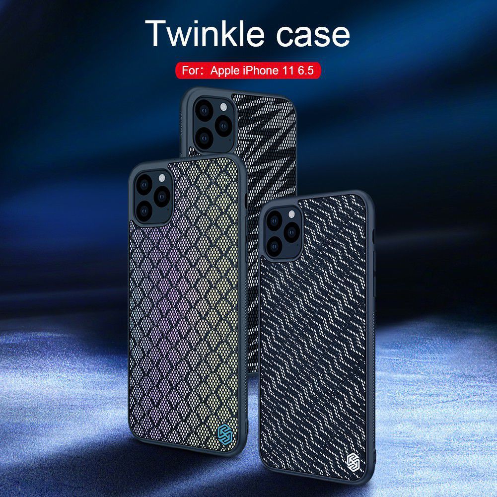 Nillkin Dazzling Hybride Apple iPhone 11 Pro Max Hoesje Zilver/Zwart afbeelding 13