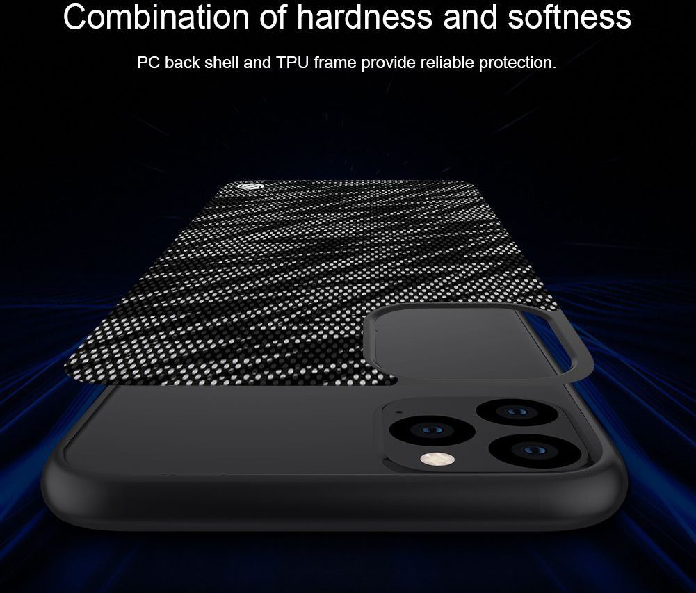 Nillkin Dazzling Hybride Apple iPhone 11 Pro Max Hoesje Zilver/Zwart afbeelding 10
