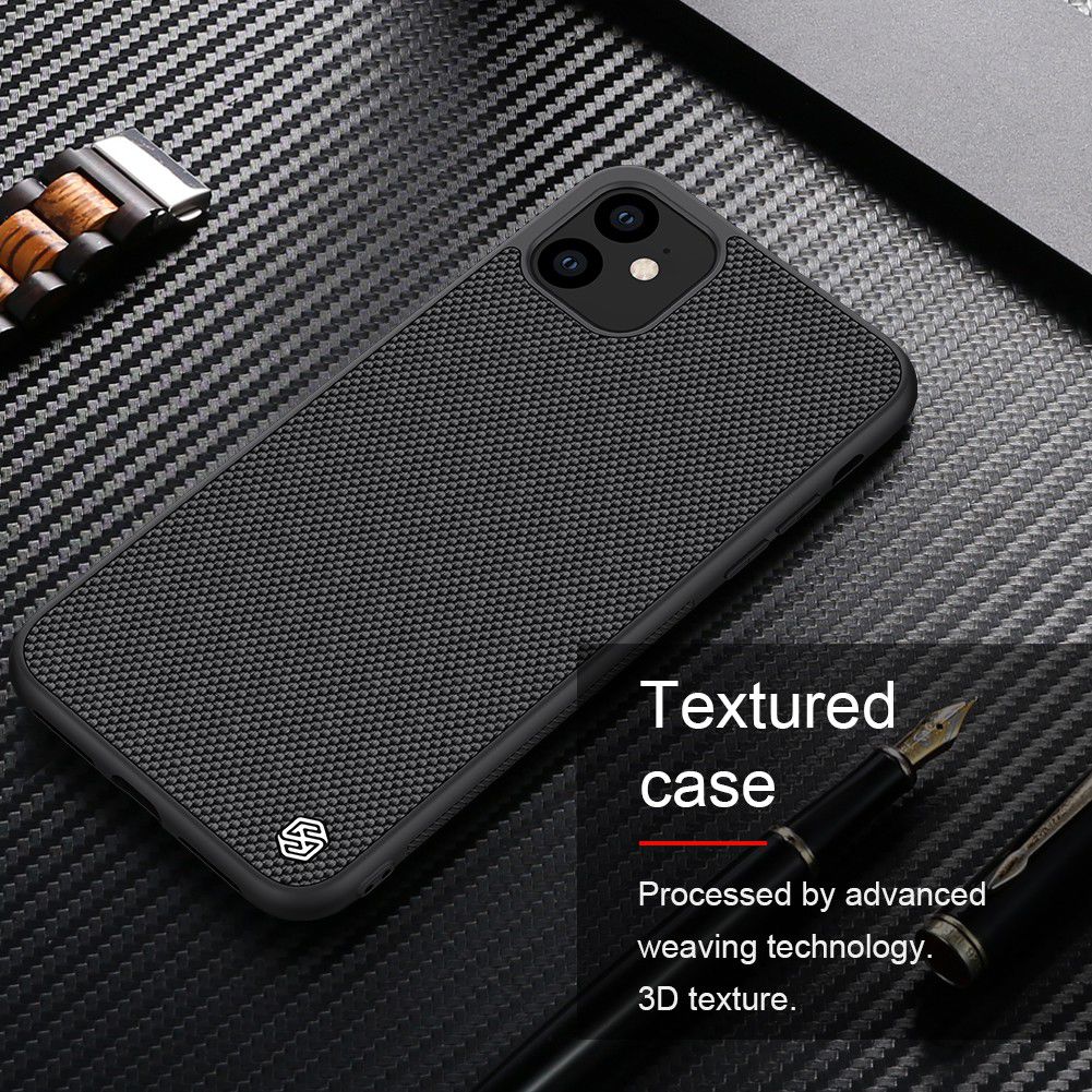 Nillkin Textured Hybride Apple iPhone 11 Hoesje Zwart afbeelding 5