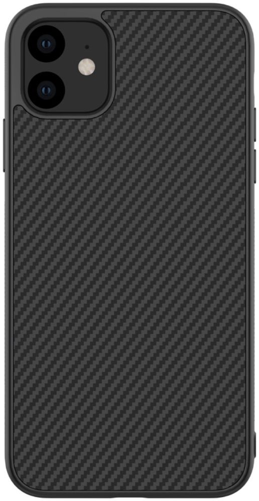 Nillkin Synthetic Fiber Hybride Apple iPhone 11 Hoesje Zwart afbeelding 1