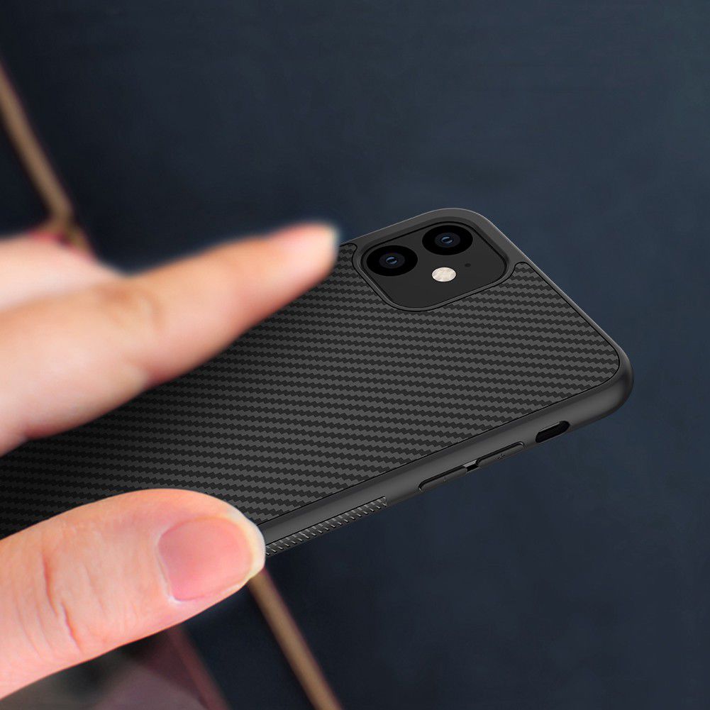 Nillkin Synthetic Fiber Hybride Apple iPhone 11 Hoesje Zwart afbeelding 14
