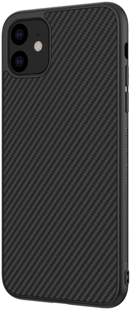 Nillkin Synthetic Fiber Hybride Apple iPhone 11 Hoesje Zwart afbeelding 3
