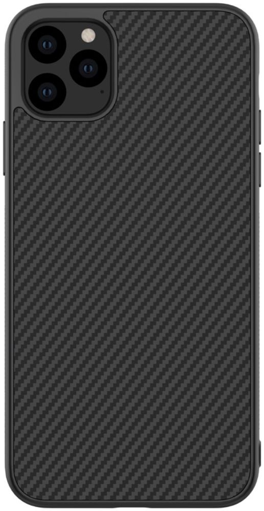 Nillkin Synthetic Fiber Hybride Apple iPhone 11 Pro Max Hoesje Zwart afbeelding 1