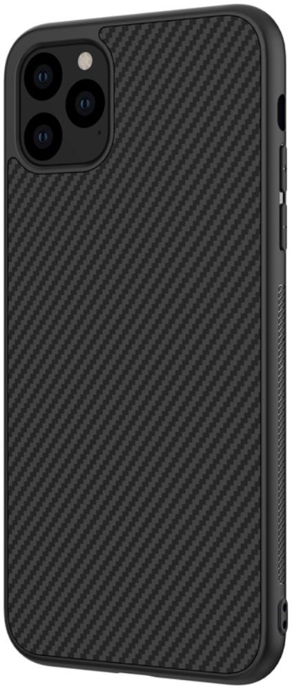 Nillkin Synthetic Fiber Hybride Apple iPhone 11 Pro Max Hoesje Zwart afbeelding 3