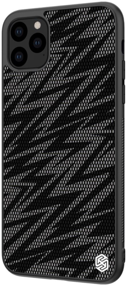 Nillkin Dazzling Hybride Apple iPhone 11 Pro Hoesje Zwart/Grijs afbeelding 3