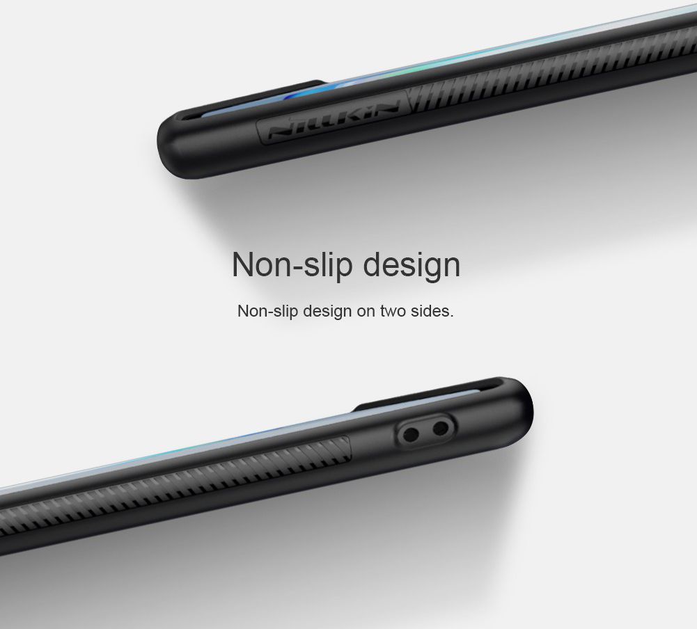 Nillkin Dazzling Hybride Apple iPhone 11 Pro Hoesje Zwart/Grijs afbeelding 4