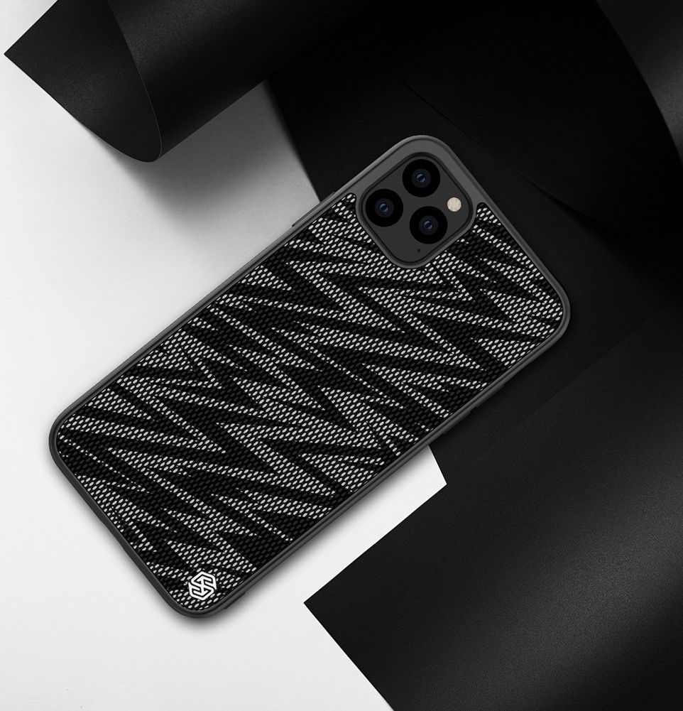 Nillkin Dazzling Hybride Apple iPhone 11 Pro Hoesje Zwart/Grijs afbeelding 5