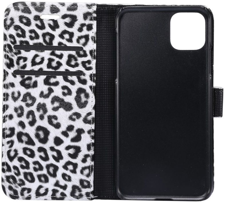 Apple iPhone 11 Hoesje Portemonnee met Print Luipaard afbeelding 2