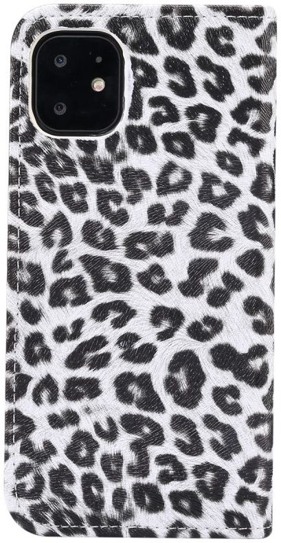 Apple iPhone 11 Hoesje Portemonnee met Print Luipaard afbeelding 5