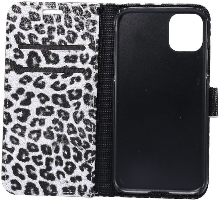 Apple iPhone 11 Pro Max Portemonnee Hoesje met Luipaard Print afbeelding 2
