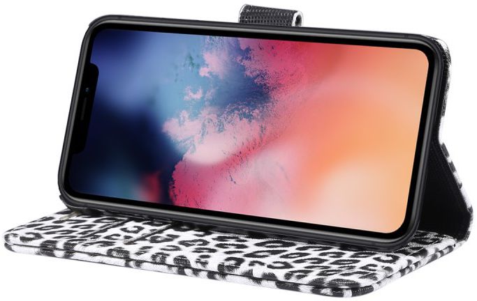 Apple iPhone 11 Pro Max Portemonnee Hoesje met Luipaard Print afbeelding 3