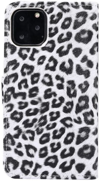 Apple iPhone 11 Pro Max Portemonnee Hoesje met Luipaard Print afbeelding 4
