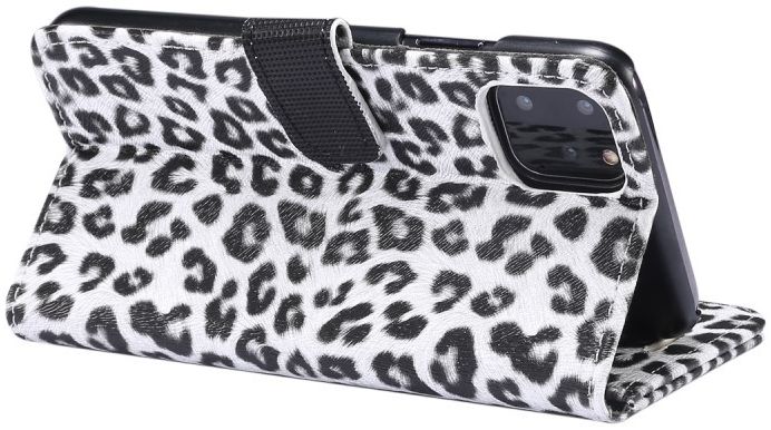 Apple iPhone 11 Pro Max Portemonnee Hoesje met Luipaard Print afbeelding 5