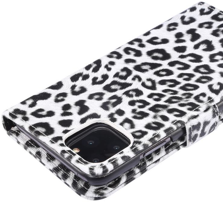 Apple iPhone 11 Pro Max Portemonnee Hoesje met Luipaard Print afbeelding 6