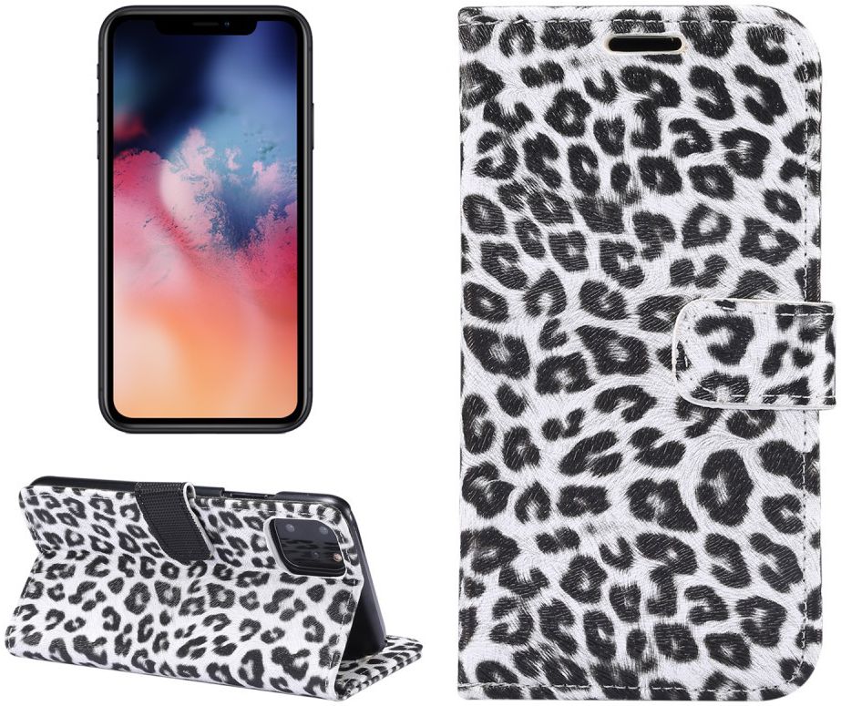 Apple iPhone 11 Pro Max Portemonnee Hoesje met Luipaard Print afbeelding 7