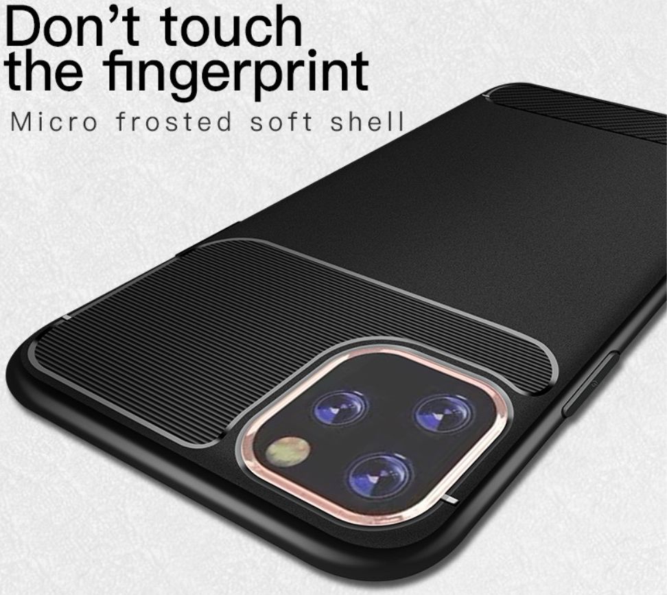Apple iPhone 11 Hoesje Armor TPU Zwart afbeelding 2