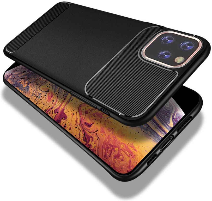Apple iPhone 11 Hoesje Armor TPU Zwart afbeelding 4