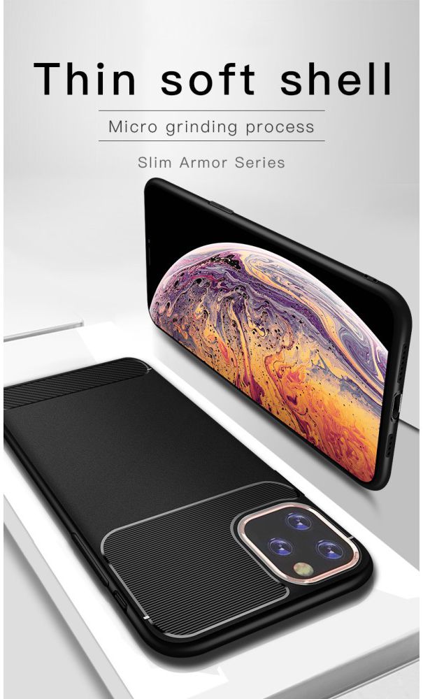 Apple iPhone 11 Hoesje Armor TPU Zwart afbeelding 6