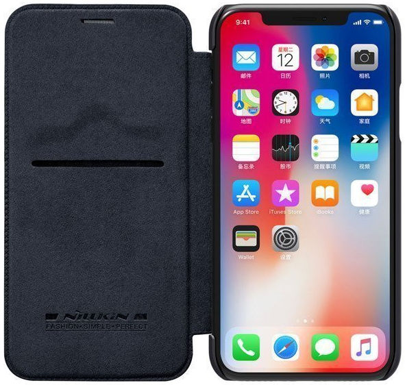 Nillkin Qin Book Apple iPhone 11 Pro Max Hoesje Zwart afbeelding 1