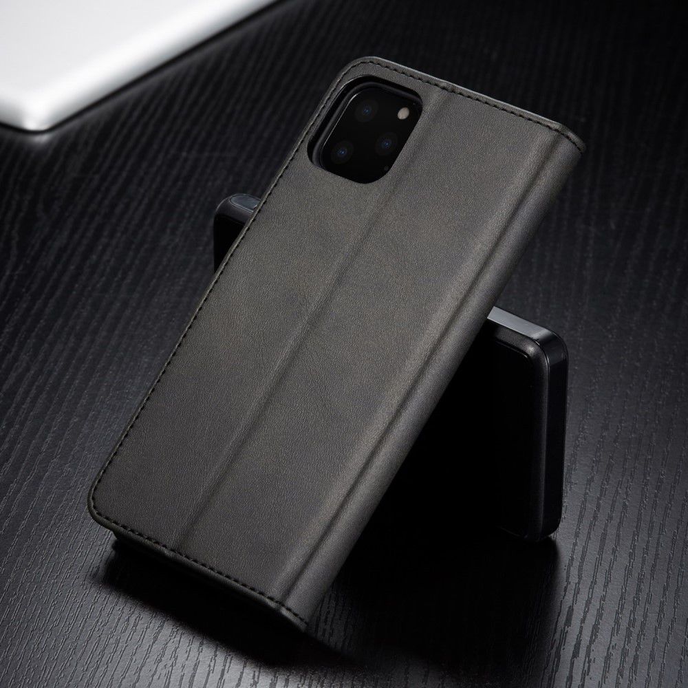 Apple iPhone 11 Pro Stand Portemonnee Bookcase Hoesje Zwart afbeelding 6