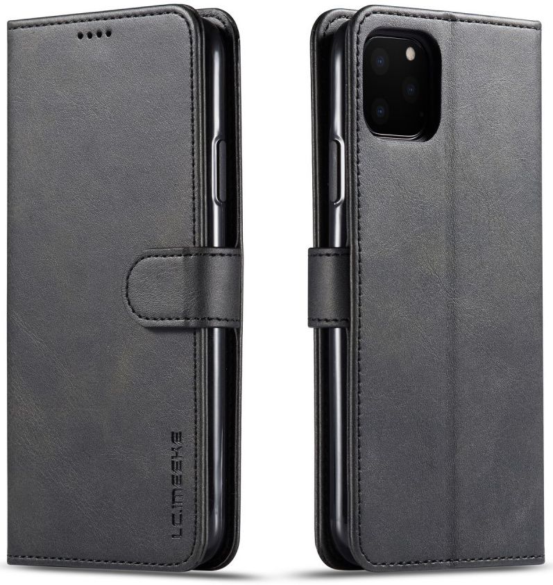 Apple iPhone 11 Pro Stand Portemonnee Bookcase Hoesje Zwart afbeelding 2