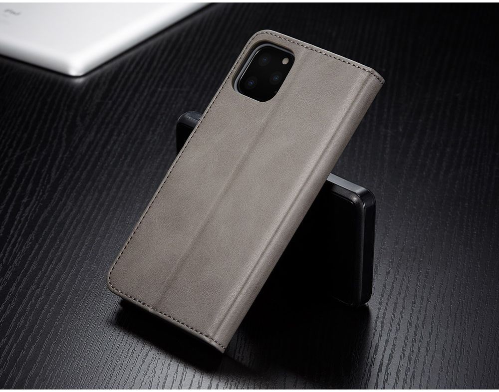 Apple iPhone 11 Pro Stand Portemonnee Bookcase Hoesje Zwart afbeelding 8