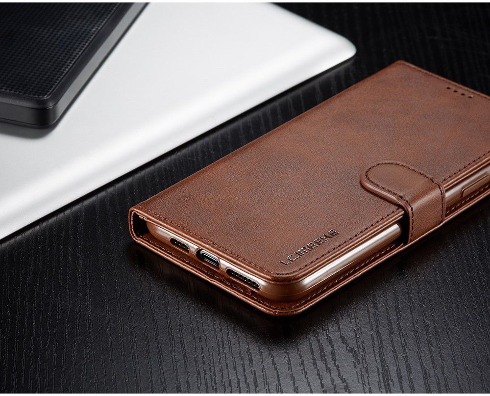 Apple iPhone 11 Pro Stand Portemonnee Bookcase Hoesje Coffee afbeelding 21
