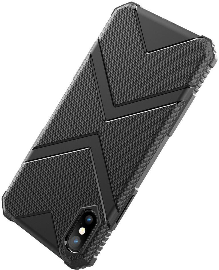 Apple iPhone XS TPU Shield Hoesje Zwart afbeelding 3