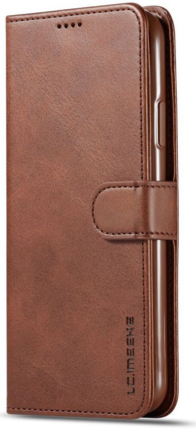 Apple iPhone 11 Pro Max Stand Portemonnee Bookcase Hoesje Donkerbruin afbeelding 8