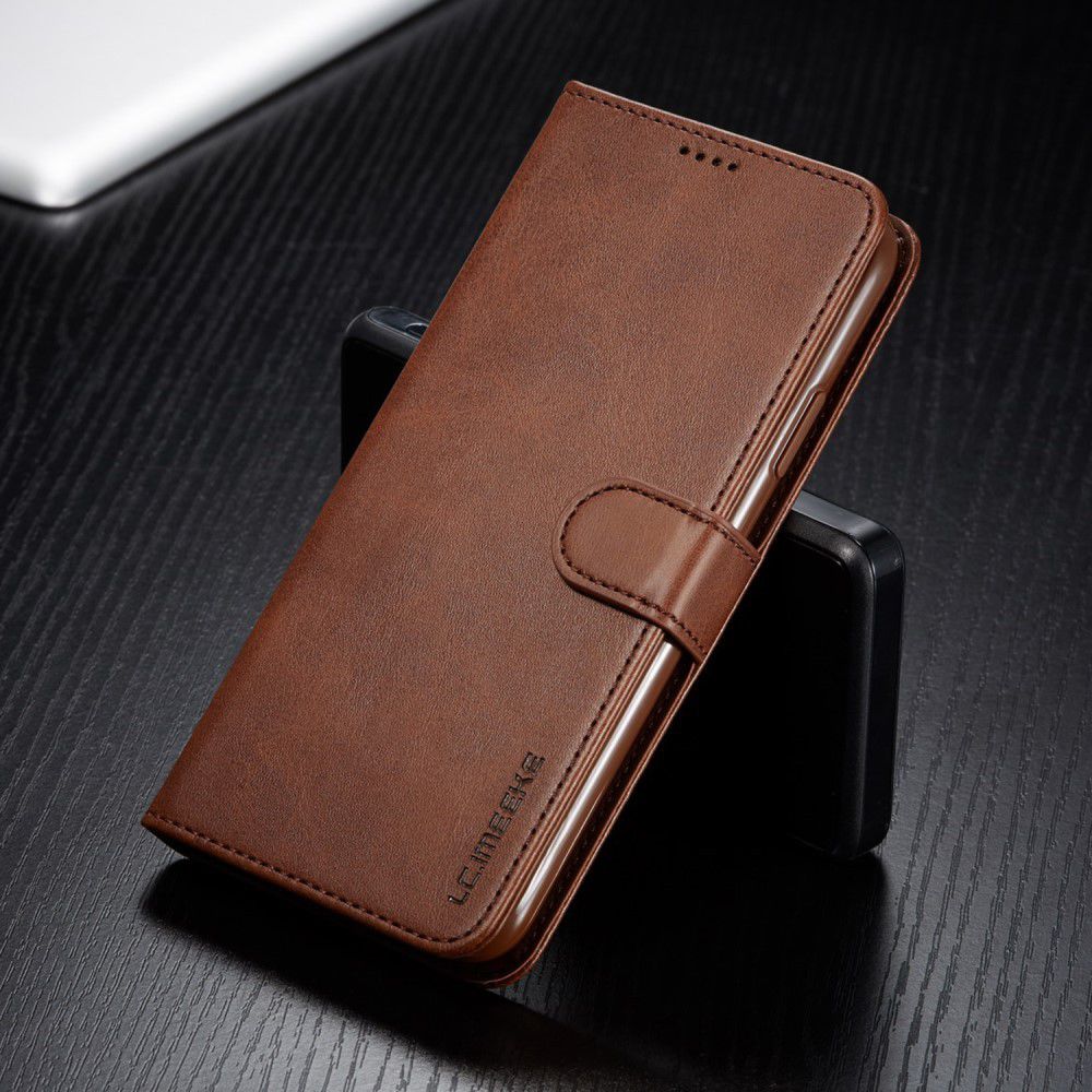 Apple iPhone 11 Pro Max Stand Portemonnee Bookcase Hoesje Donkerbruin afbeelding 10