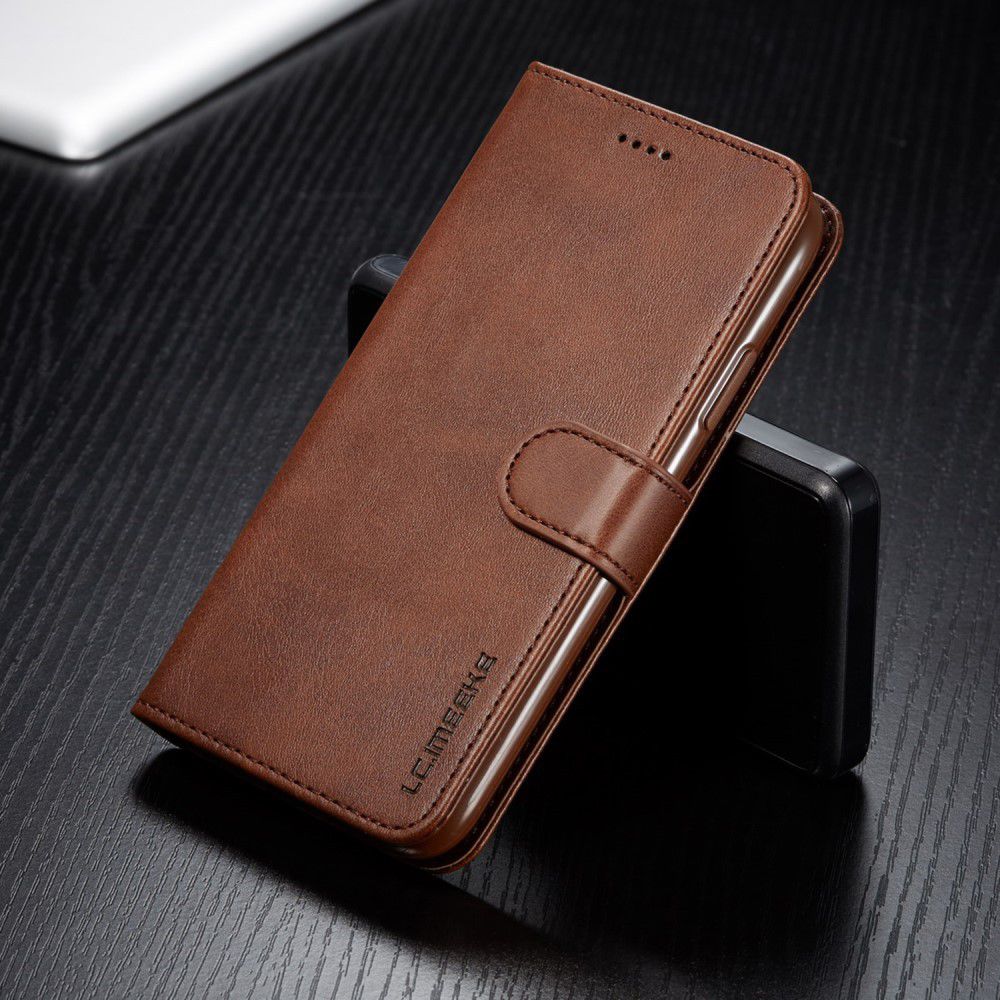 Apple iPhone 11 Portemonnee Bookcase Hoesje Met Stand Bruin afbeelding 10