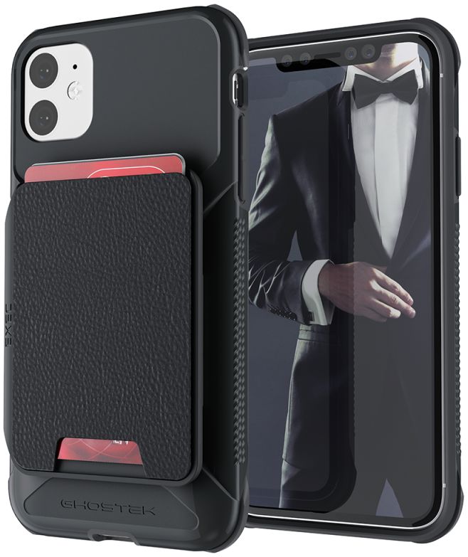 Ghostek Exec 4 Portemonnee Apple iPhone 11 Hoesje Zwart afbeelding 1