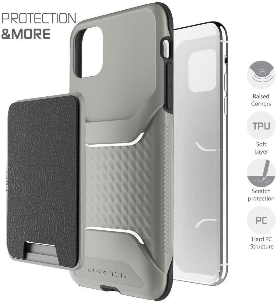 Ghostek Exec 4 Portemonnee Hoesje Apple iPhone 11 Pro Max Zwart afbeelding 2