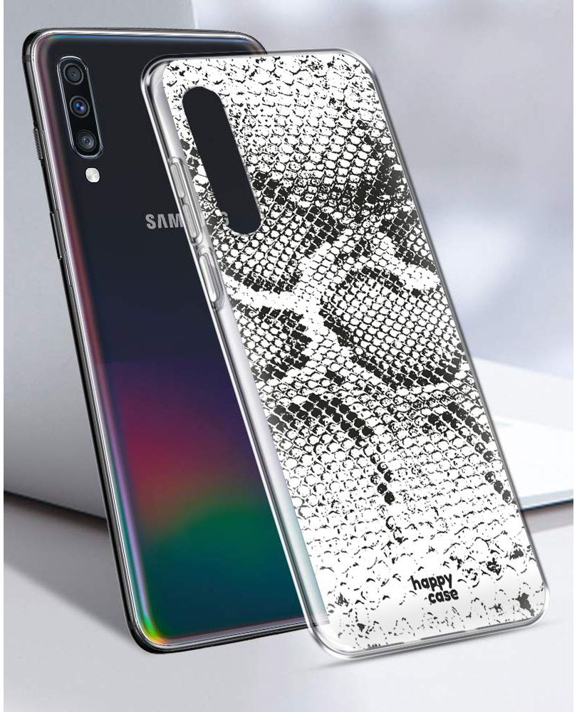 HappyCase Samsung Galaxy A70 Flexibel TPU Hoesje Slangen Print afbeelding 4